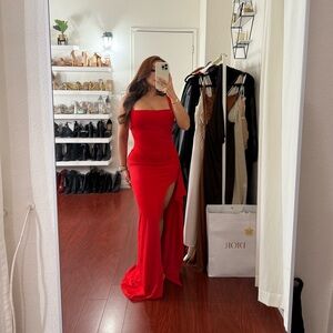 NEW Red Evening gown.